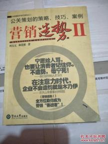 營銷造勢與公關策劃 策略、技巧與經典案例解析